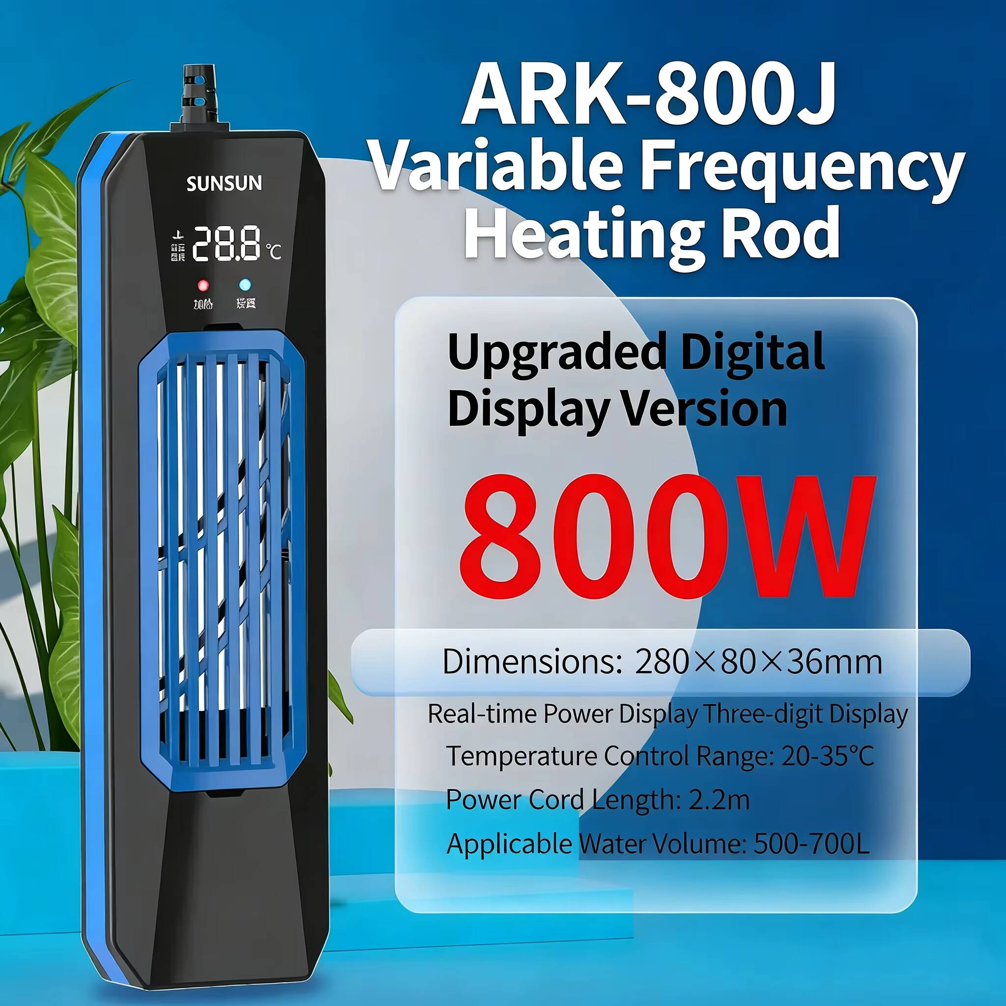 Reef Tank Filter - 50-1000W YENİ SUNSUN PTC ARK Yüksek