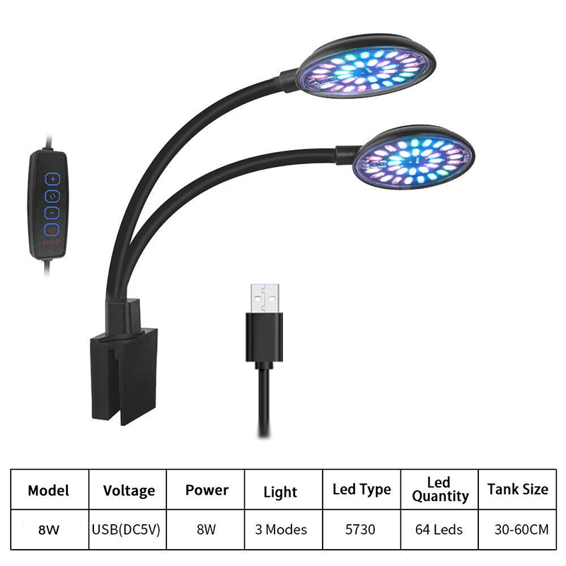 USB Akvaryum LED Işık Balık Ta - Aquarium Marine Lights incelemesi ve fiyatı
