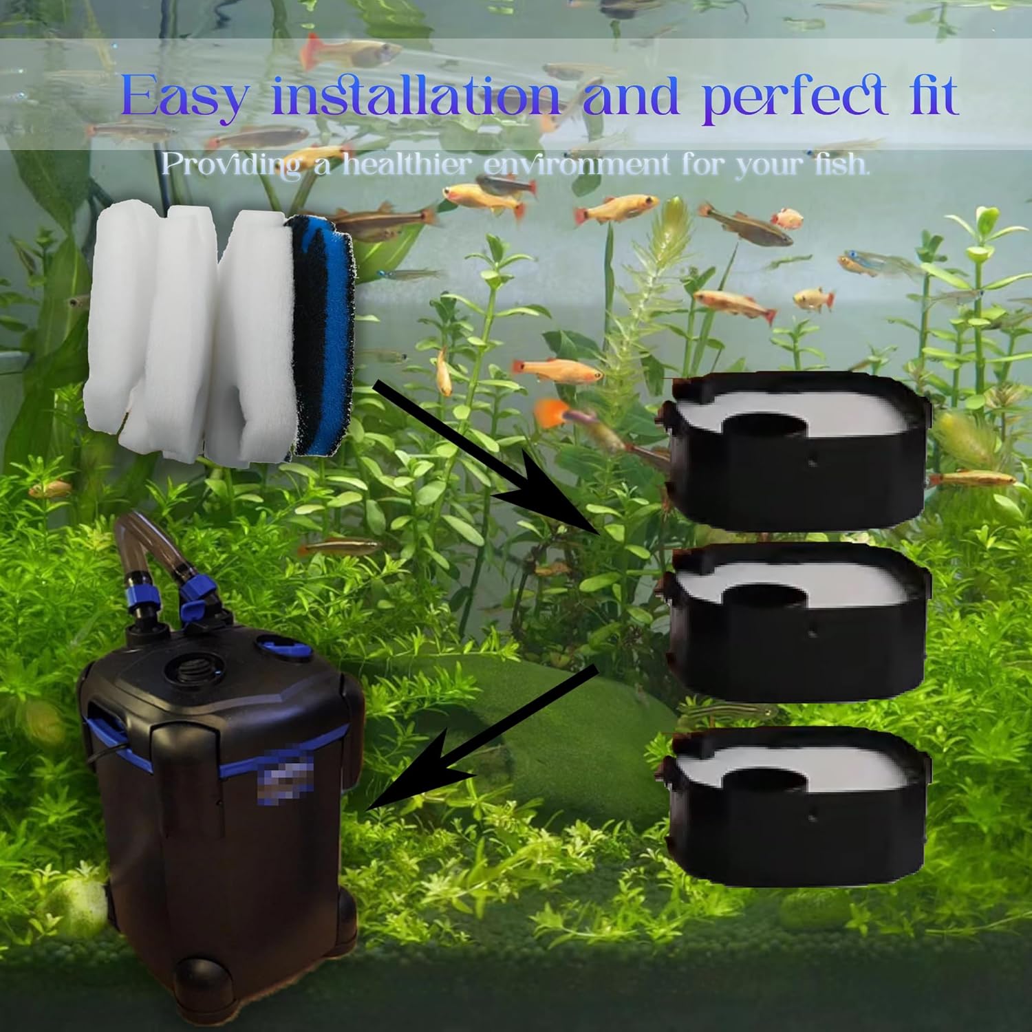 1 SET (8 ADET) AMOSIJOY 172/22 - Reef Tank Filter incelemesi ve fiyatı
