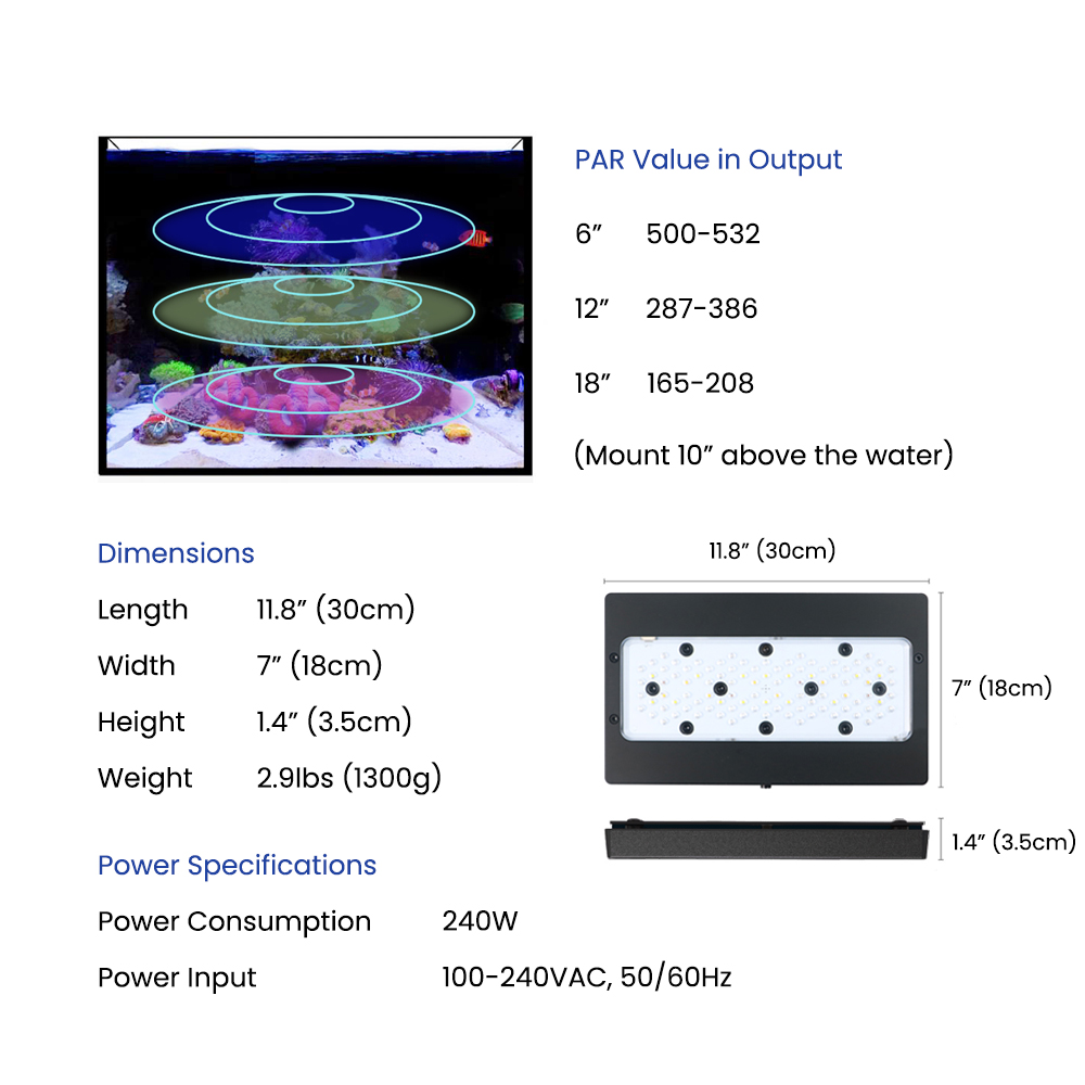 A8SE II Max Ve Blue 240W Tam S - Marine Coral incelemesi ve fiyatı